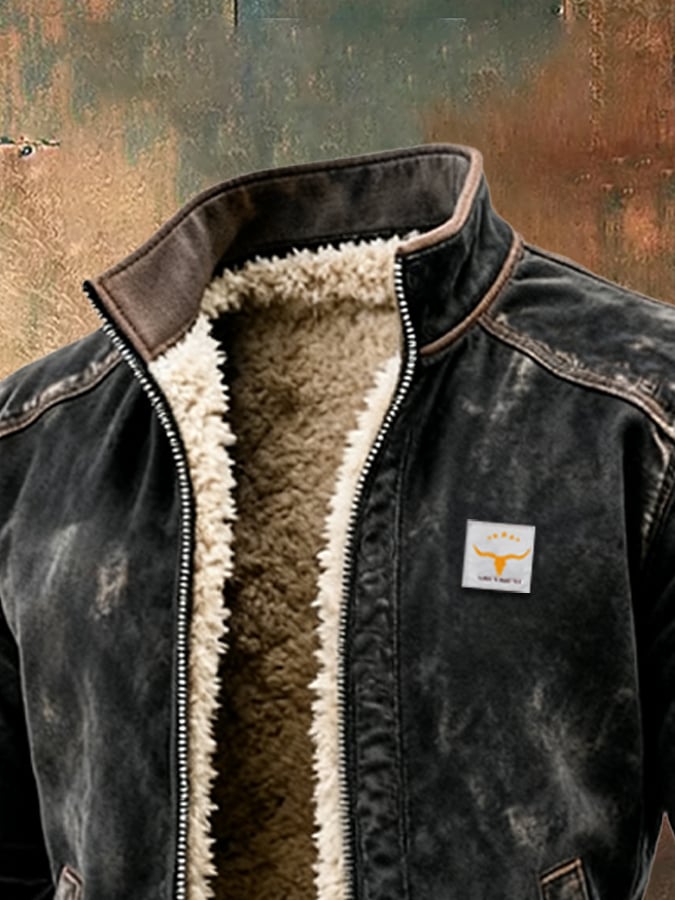 Laurent - Veste Chic Simili Cuir Vieilli