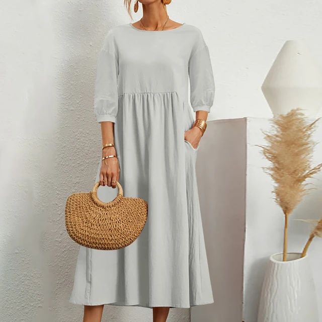 Stéphanie - Robe Midi Confortable