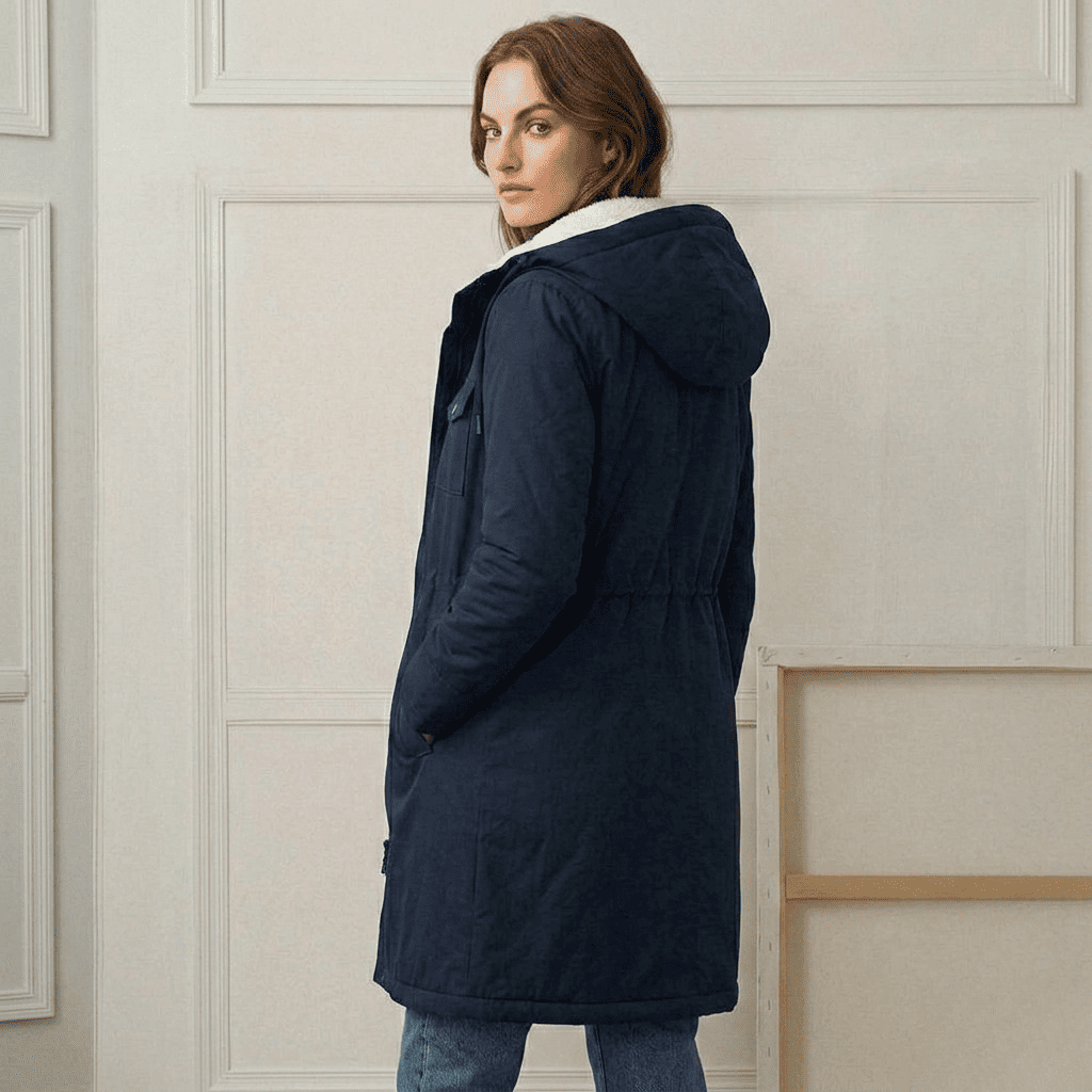 Michèle | Parka Élégante Chaude Doublée Polaire