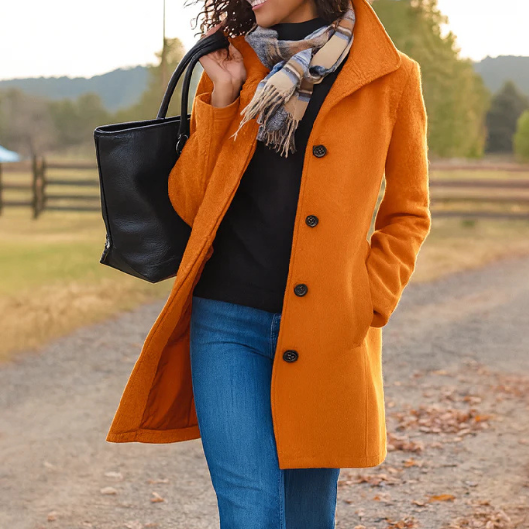Camille | Manteau Élégant Court Chaud