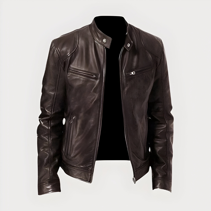 Laurent - Veste Chic Biker Cuir