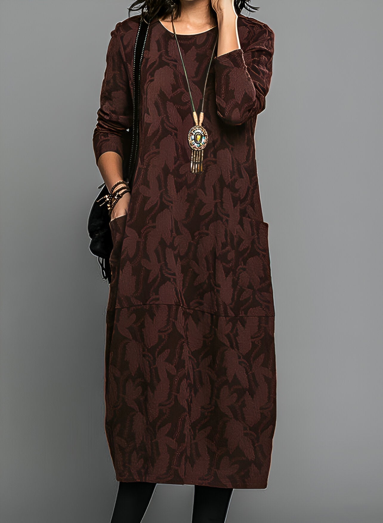 Robe Pull Femme Longue - Fiona