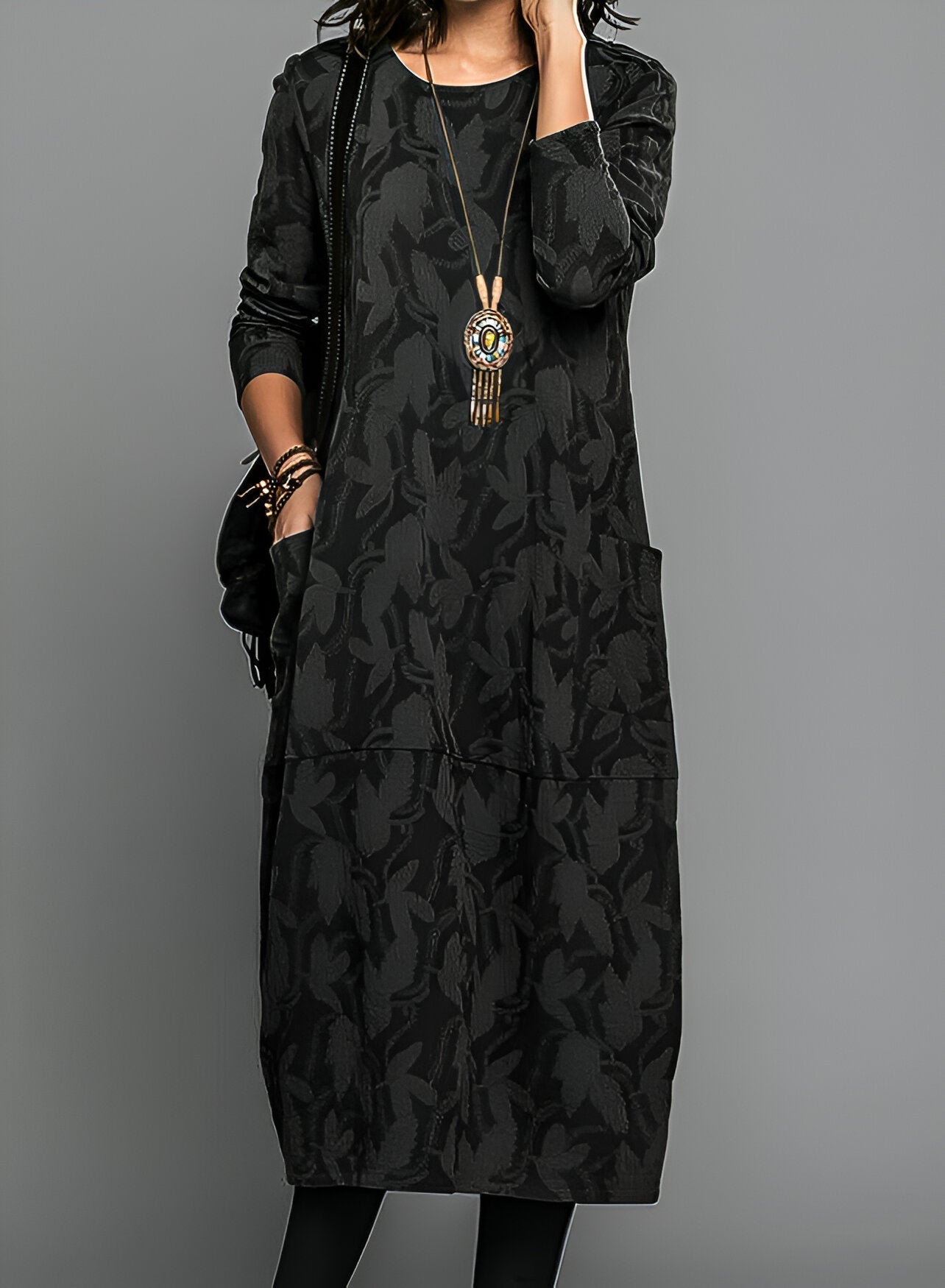 Robe Pull Femme Longue - Fiona