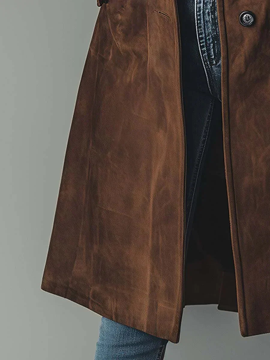 Brigitte | Trench Chic Long Daim