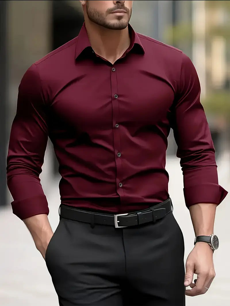 Hugo - Chemise Respirante Manches Longues Homme
