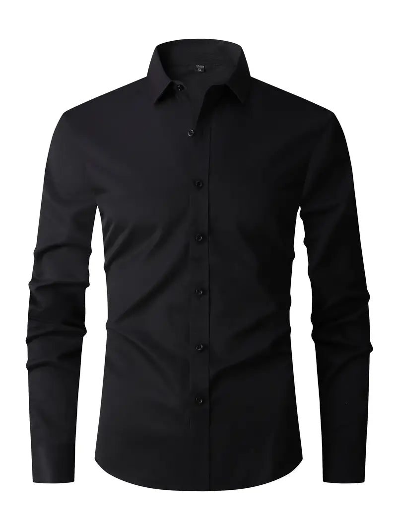 Jules - Chemise Homme Manches Longues Slim Fit Chic