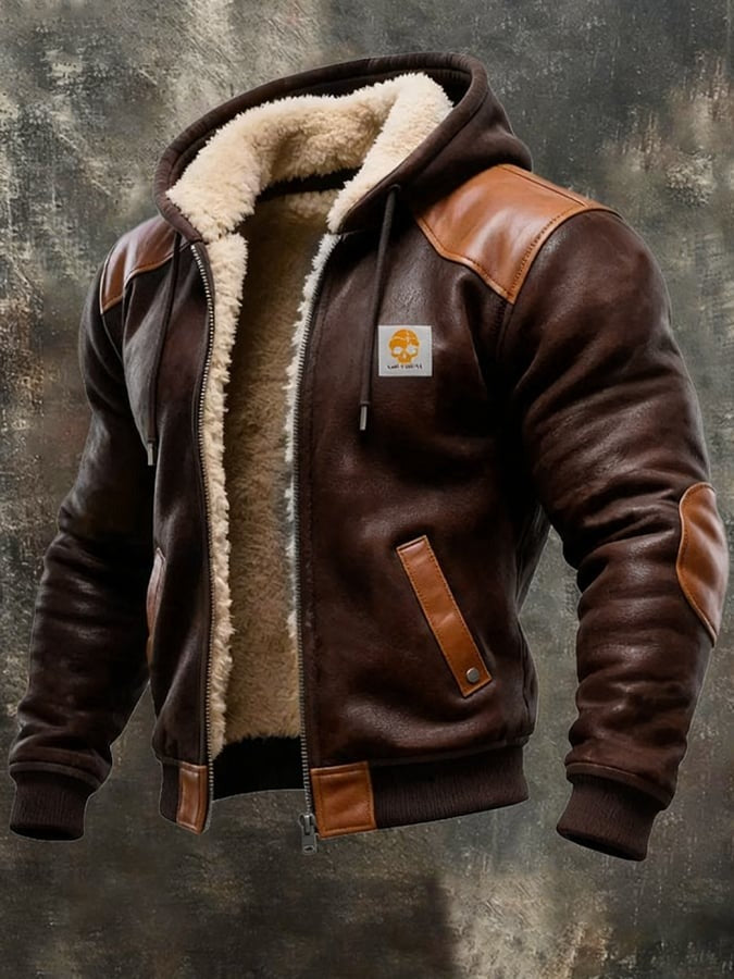 Quentin – Veste homme vintage en daim
