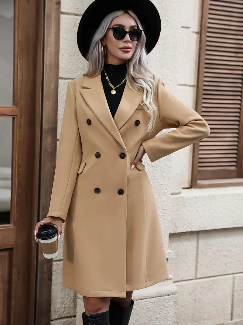 Amélie | Manteau Élégant Croisé Classique