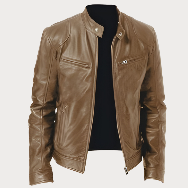 Laurent - Veste Chic Biker Cuir