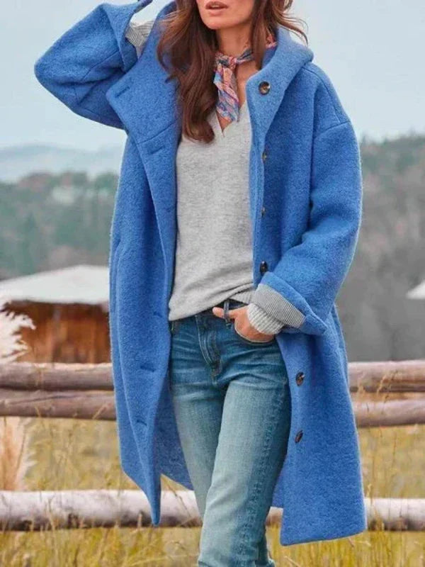 Céline | Manteau Élégant Long Chaud