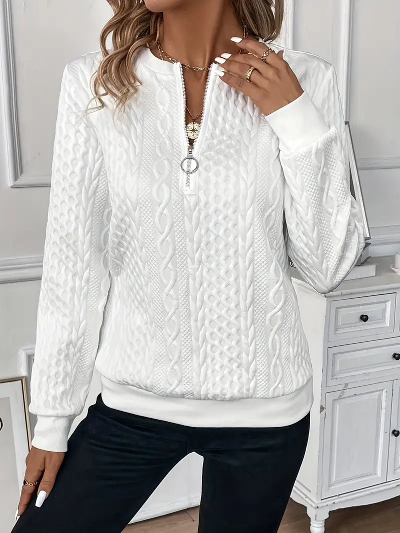 Alice - Pull Tricoté Élégant Femme
