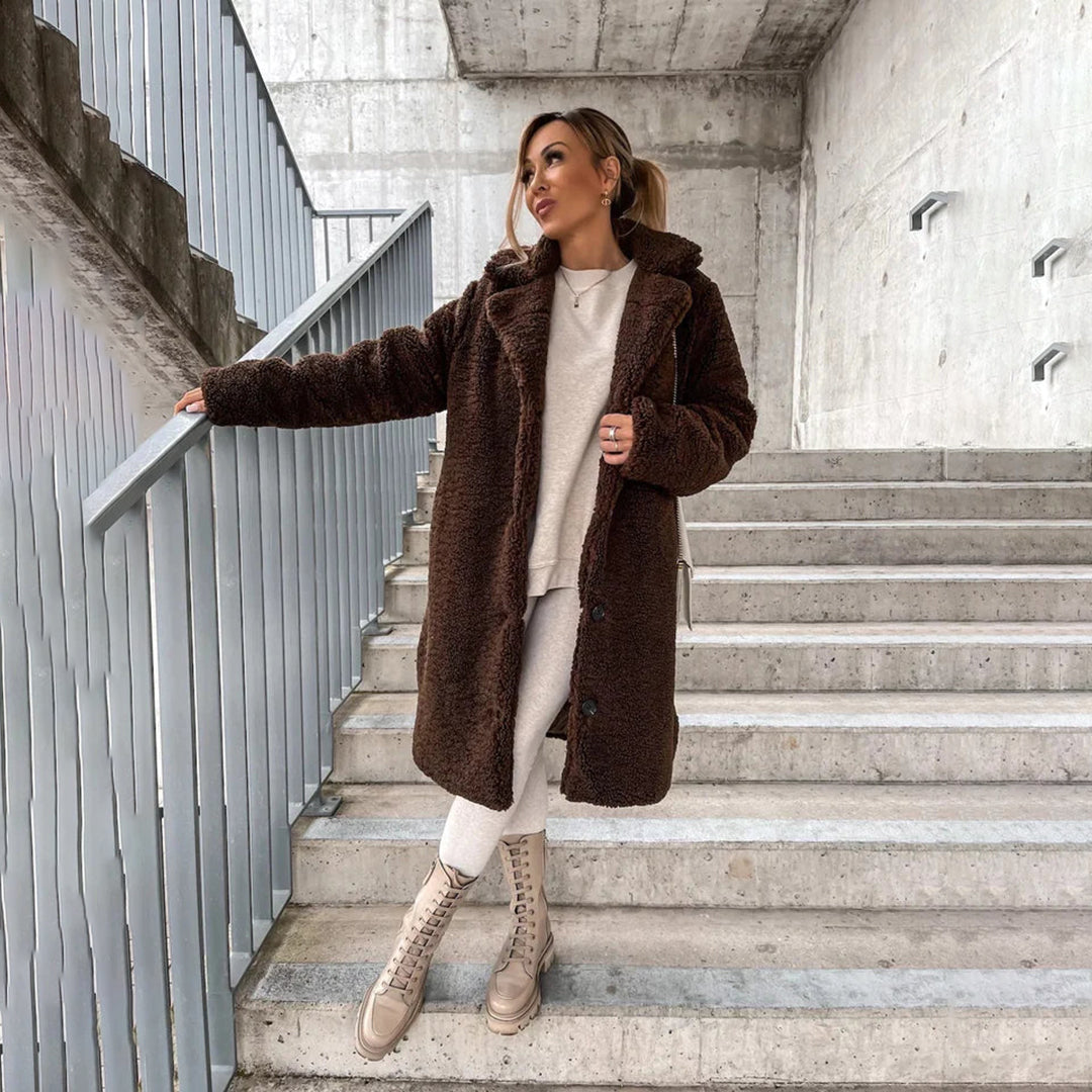 Brigitte | Manteau Élégant Teddy Chaud