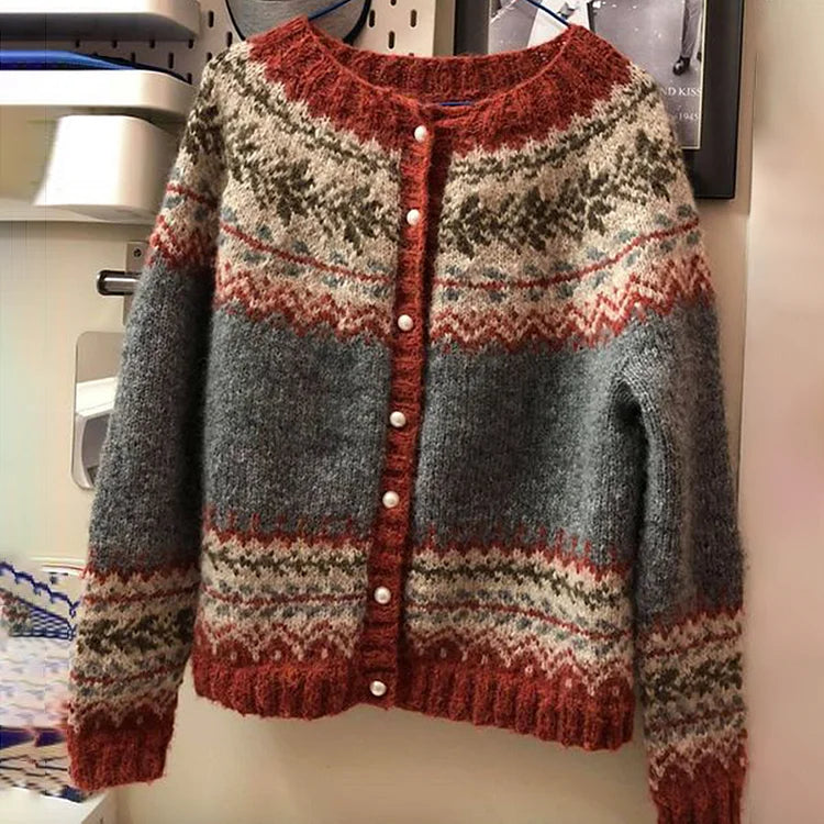 Élina - Pull vintage automne femme