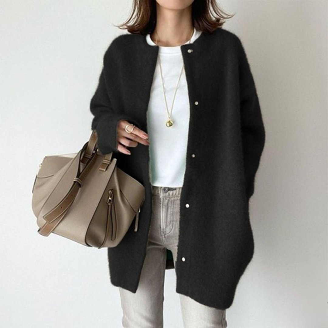 Elise - Cardigan long élégant femme