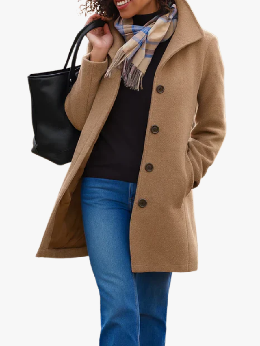 Camille | Manteau Élégant Court Chaud