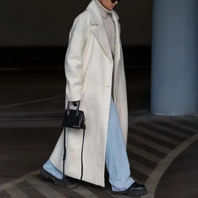Marguerite | Manteau Élégant Long Classique