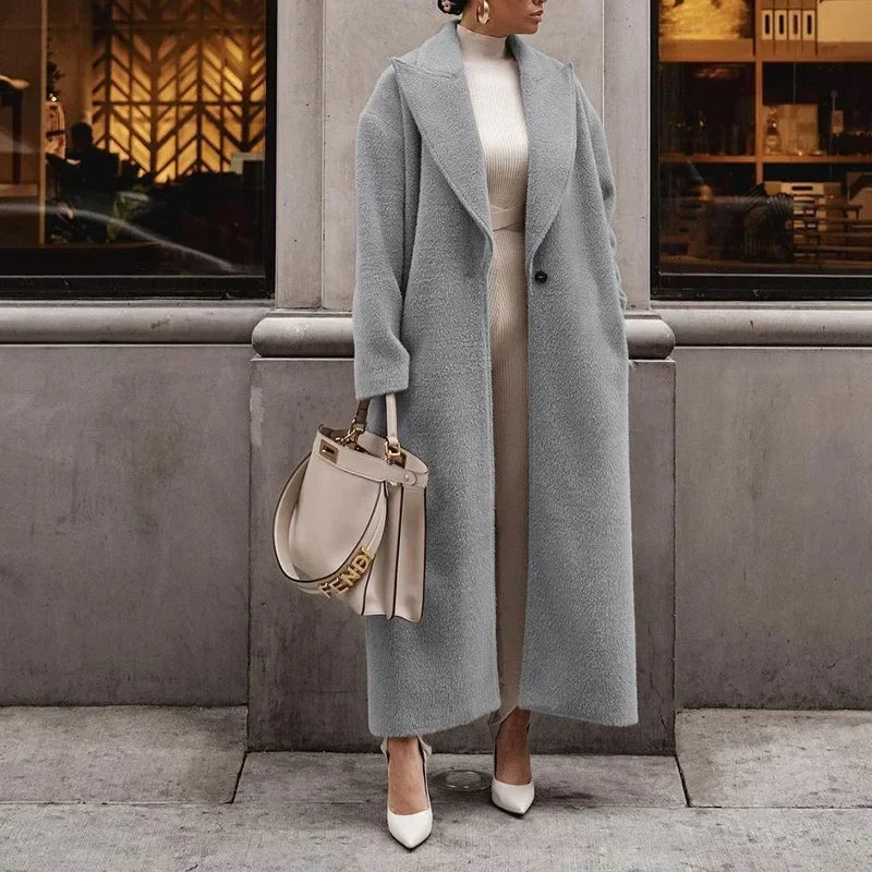 Marguerite | Manteau Élégant Long Classique