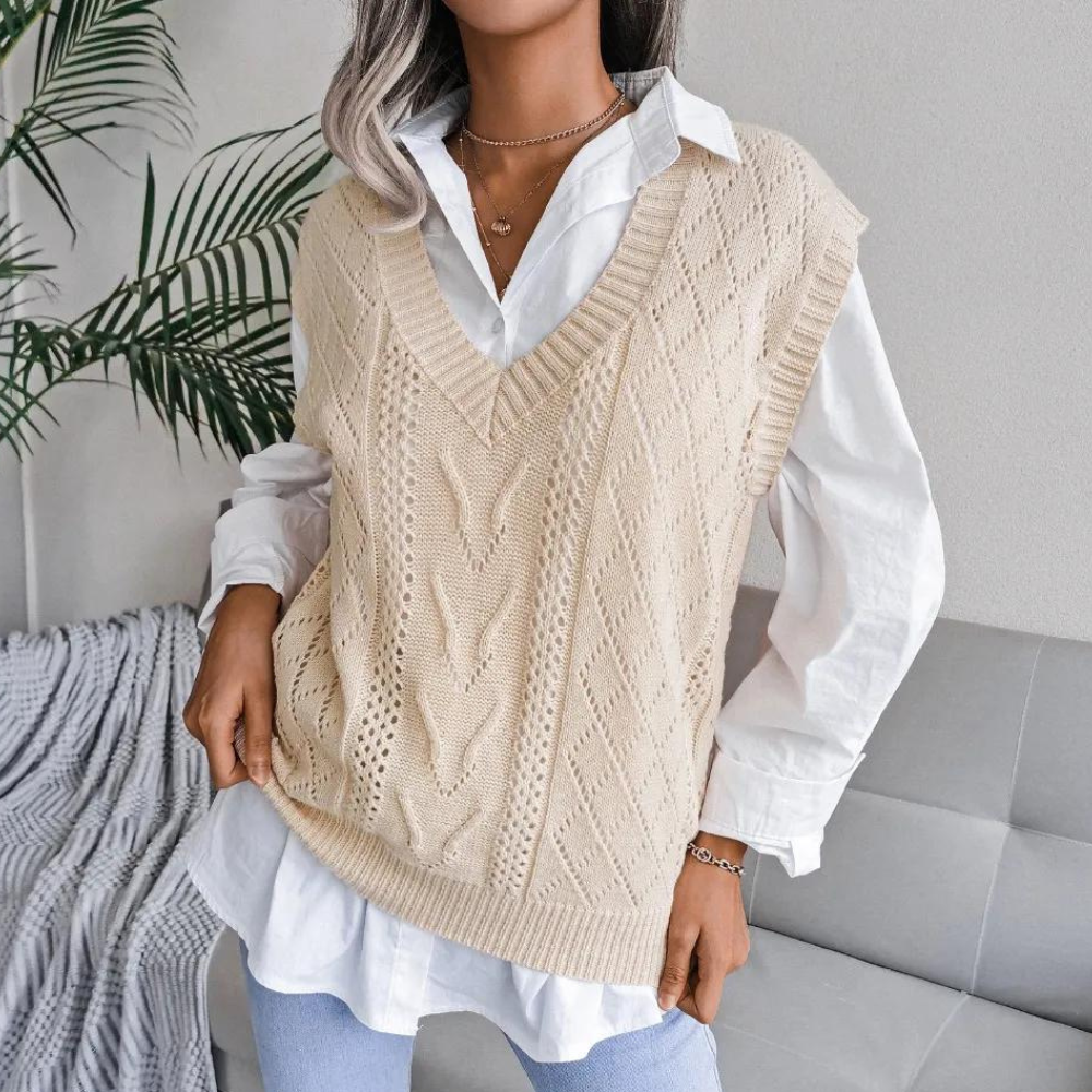 Danette - Pull Femme Col V