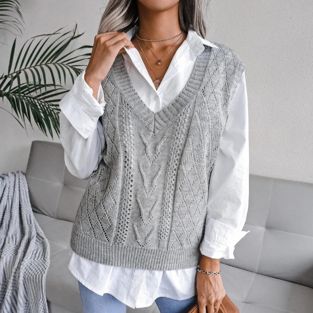 Danette - Pull Femme Col V