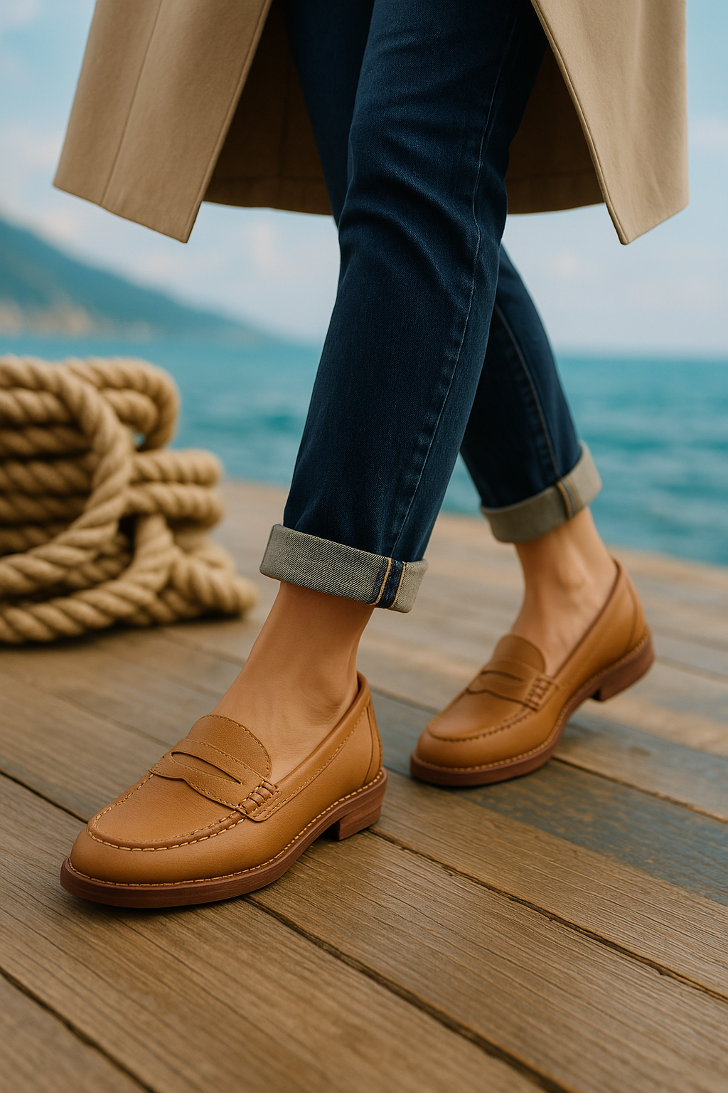 Elina - Mocassins élégant Femme
