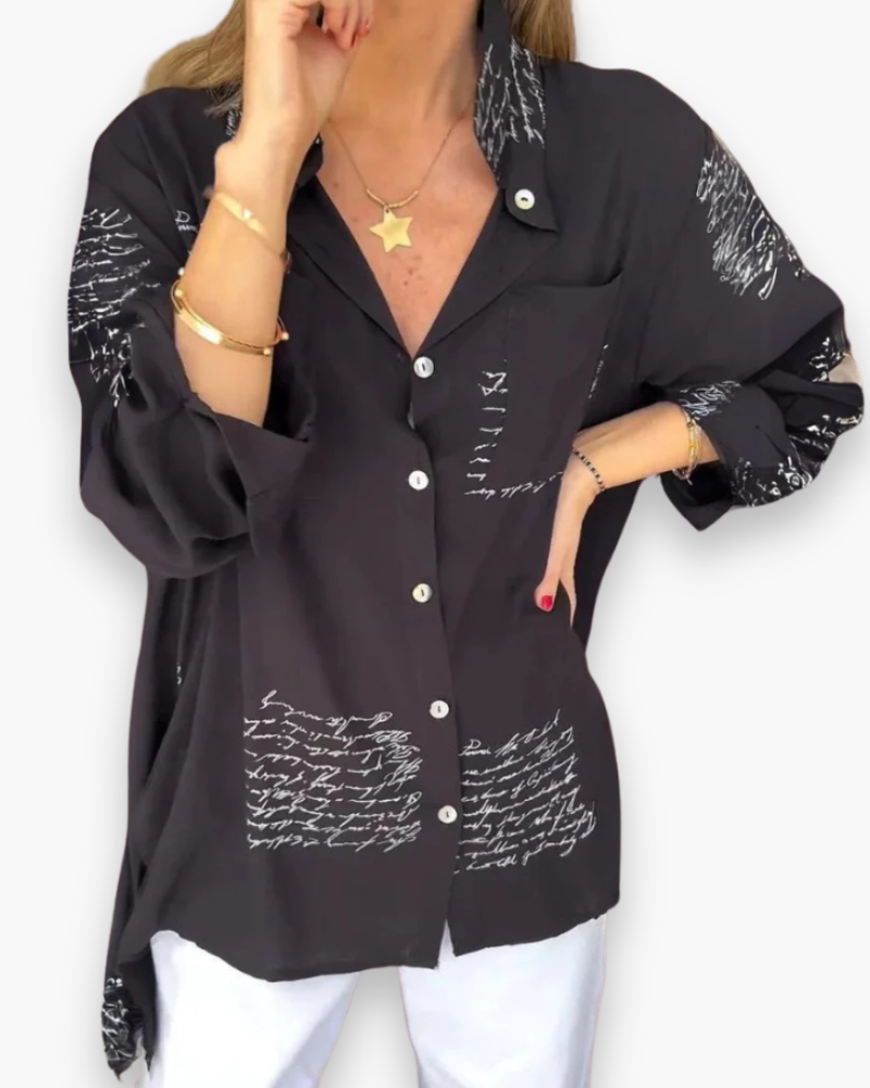 Chemise ample originale femme | Décontracté 0