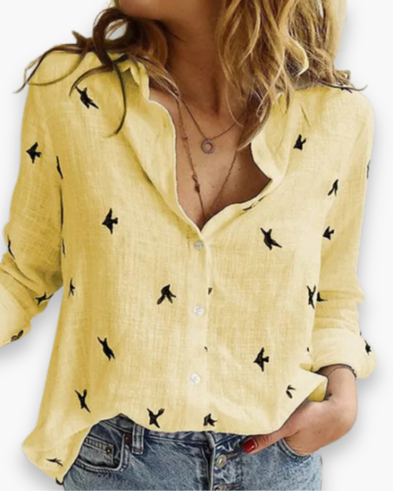 Chemisier Élégant pour Femme | Manches Longues Festives 3