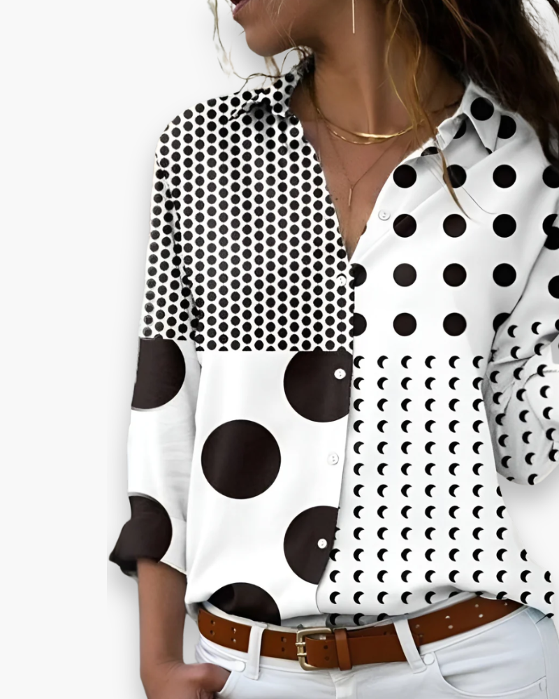 Chemisier pour femmes avec motif d'impression | Décontracté et classique 0