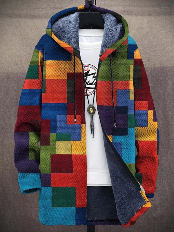 Chloé - Veste Chic Multicolore Doublée à Capuche