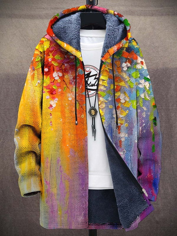 Chloé - Veste Chic Multicolore Doublée à Capuche