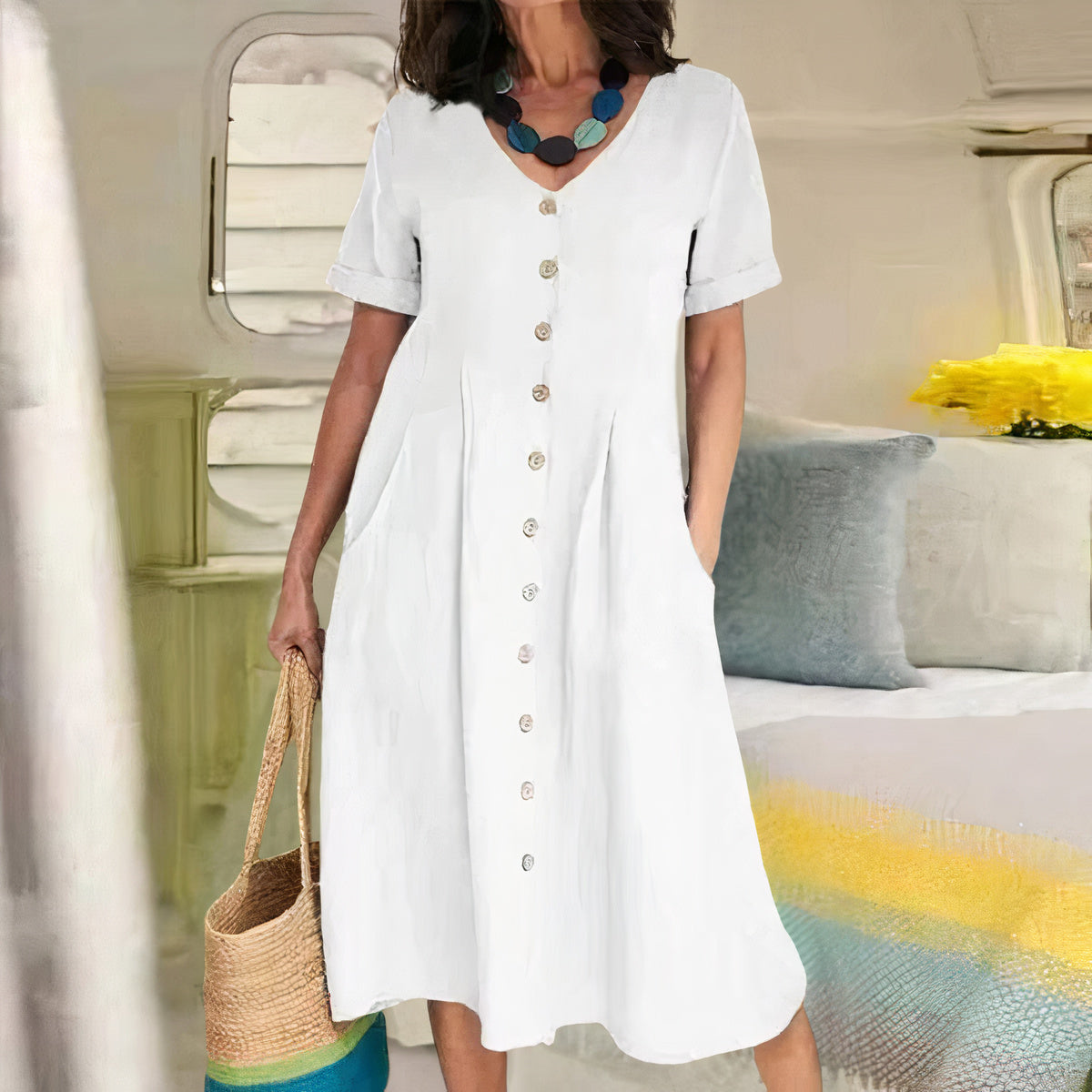 Delphine - Robe Fluide Légère