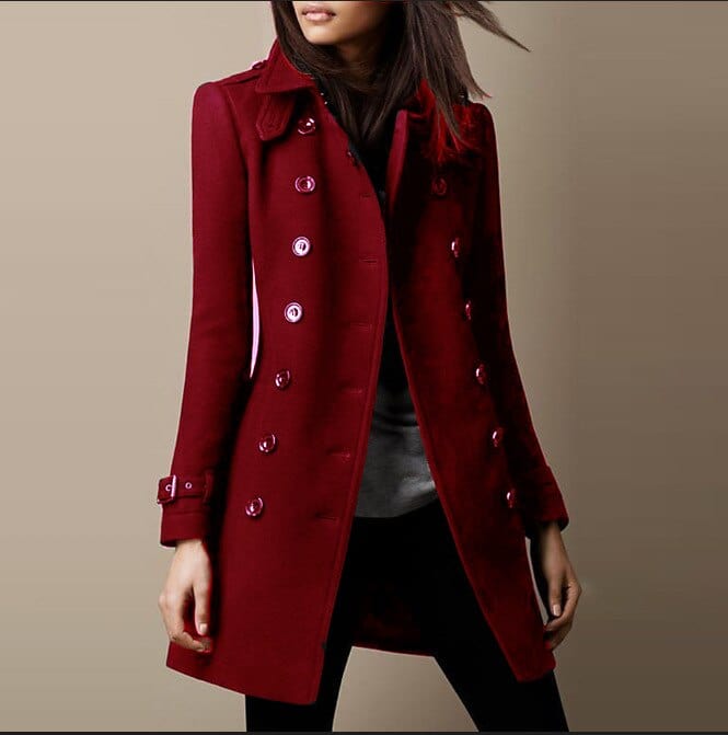 Laurence | Manteau Élégant Long Croisé