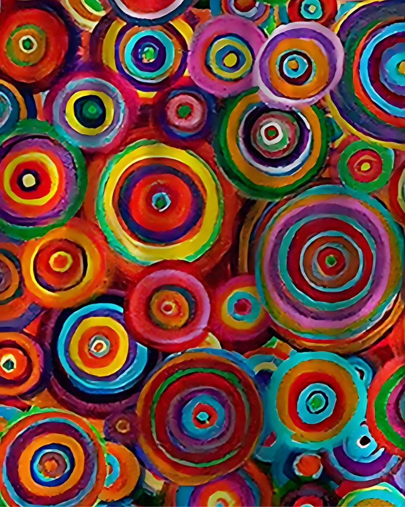 Femmes Robe colorée ludique | Midi d'été 2