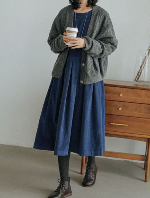 Émilie | Robe Longue Élégante Velours Évasée