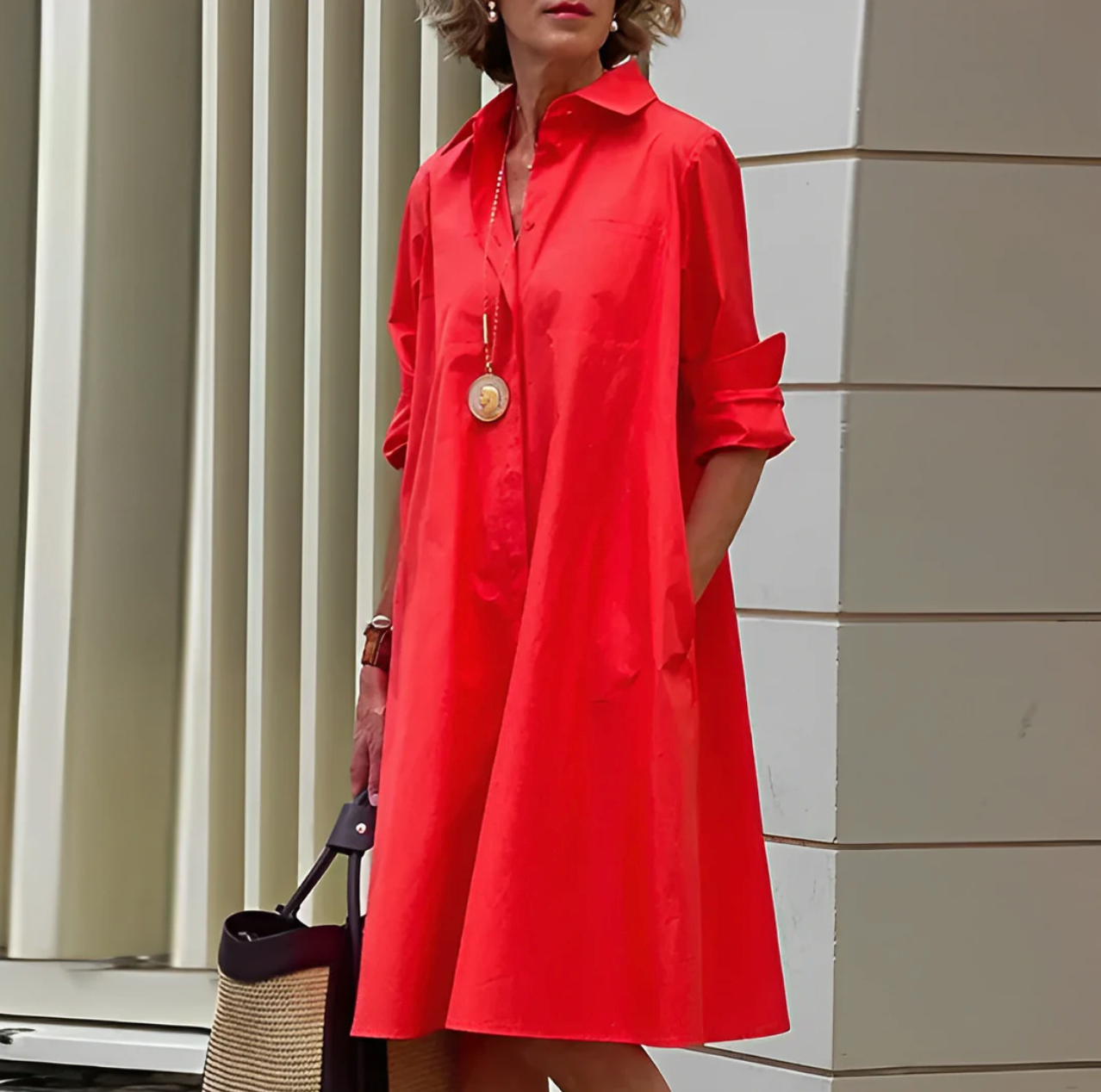 Caroline - Robe Chemise Chic