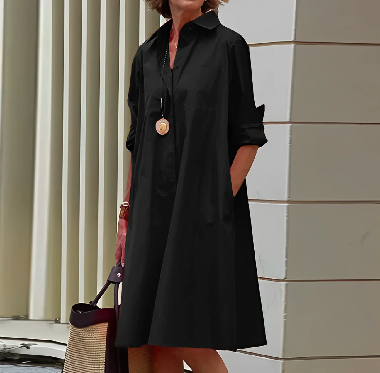Caroline - Robe Chemise Chic