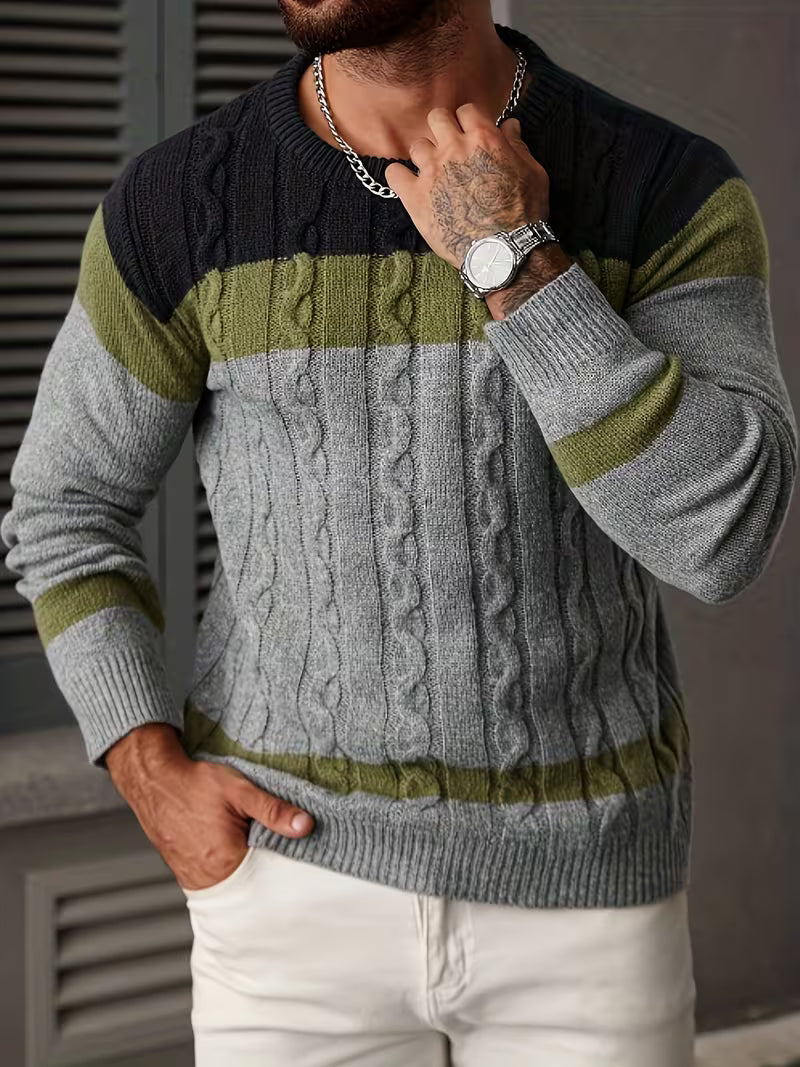 Sébastien - Pull Classique Torsadé