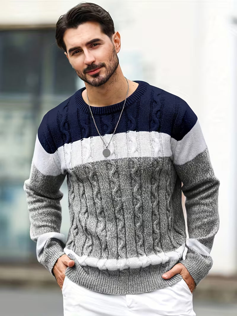 Sébastien - Pull Classique Torsadé