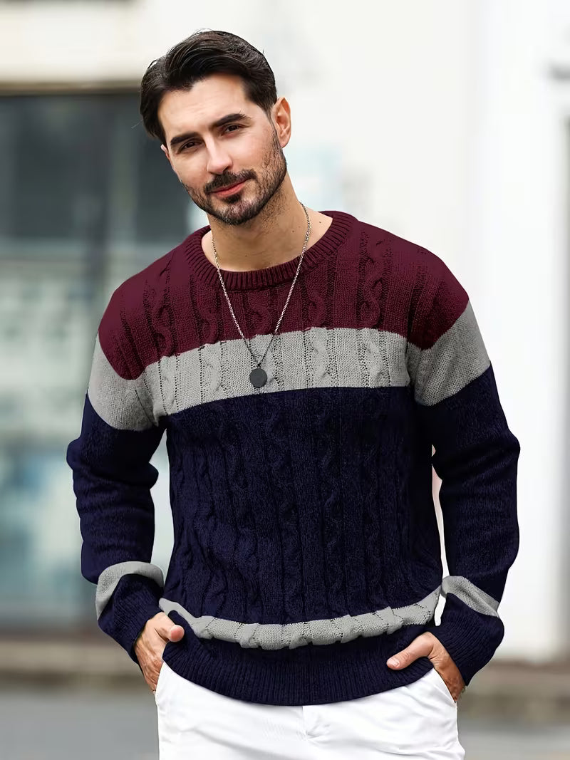 Sébastien - Pull Classique Torsadé