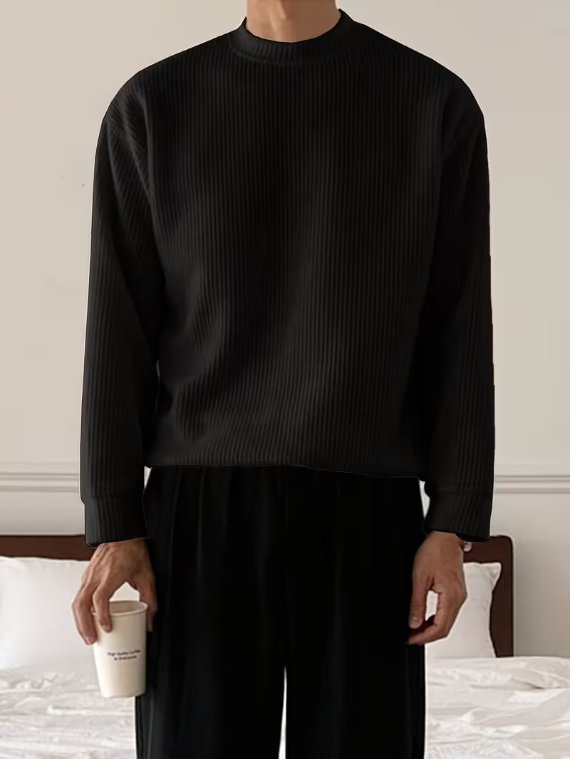 Julien - Pull Élégant Oversize Grosse Maille