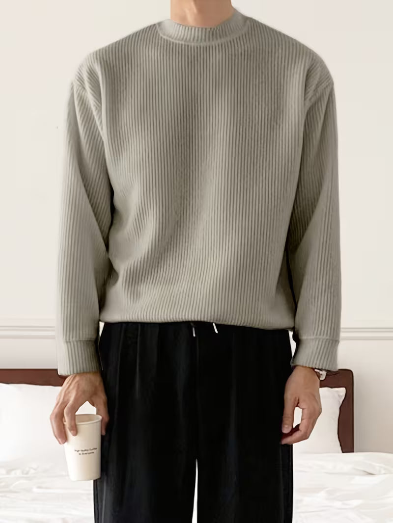 Julien - Pull Élégant Oversize Grosse Maille