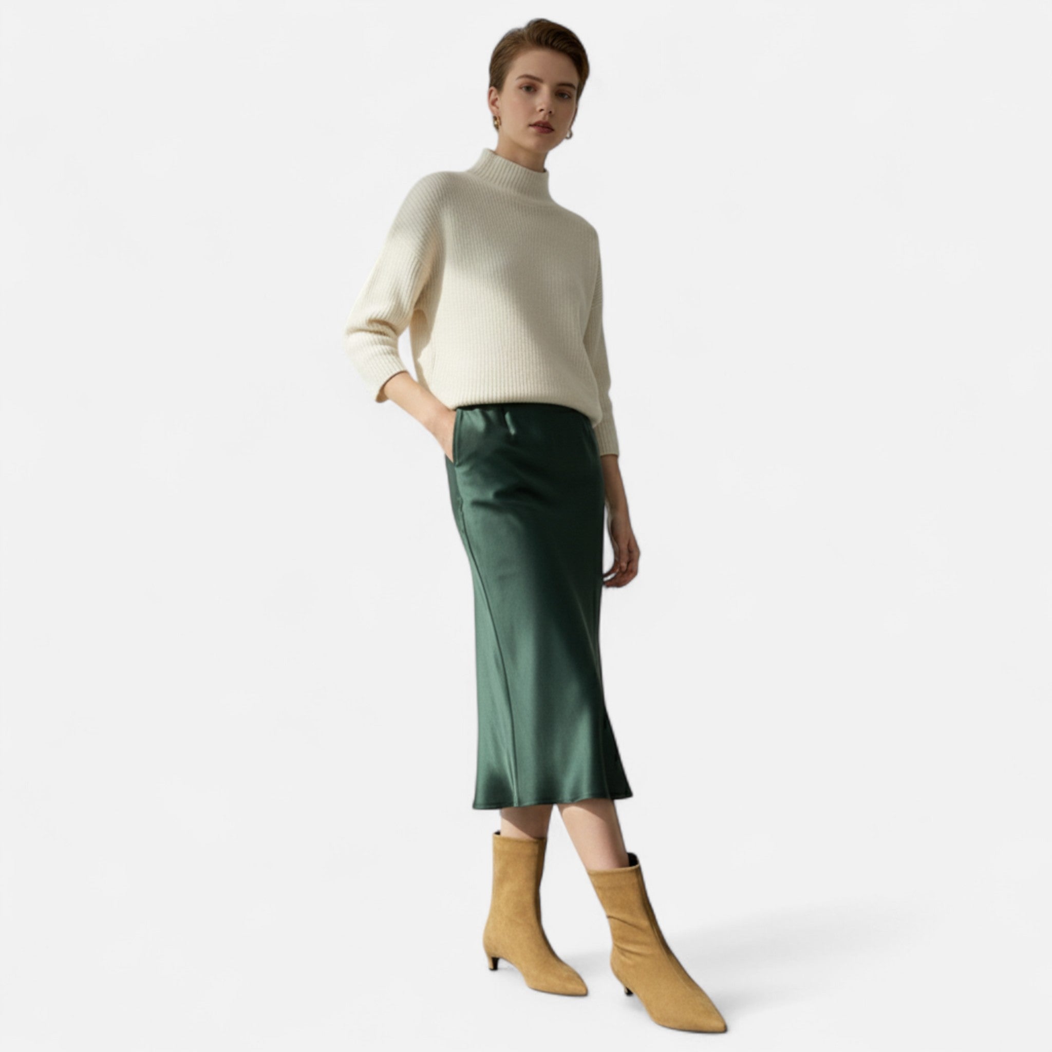 Théo - Bottines Pointues Vintage Femme