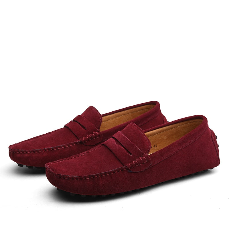 Louis - Mocassins suède italiens Homme