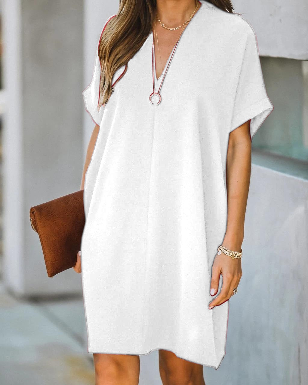 Nathalie - Robe Col V