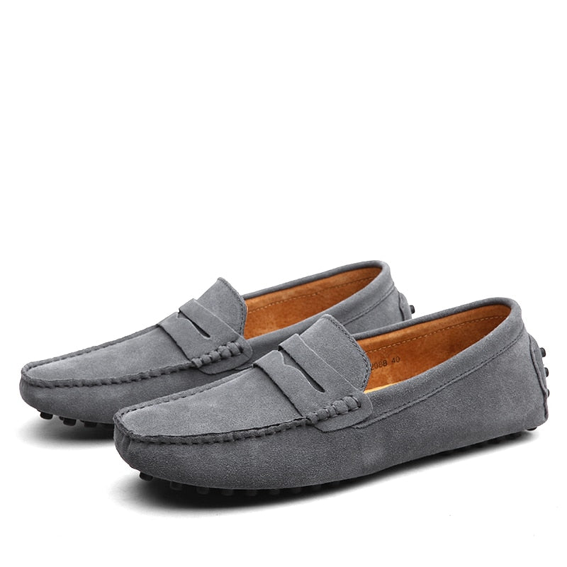 Louis - Mocassins suède italiens Homme