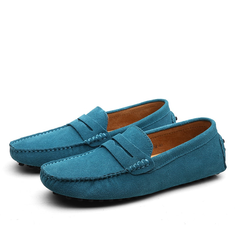 Louis - Mocassins suède italiens Homme