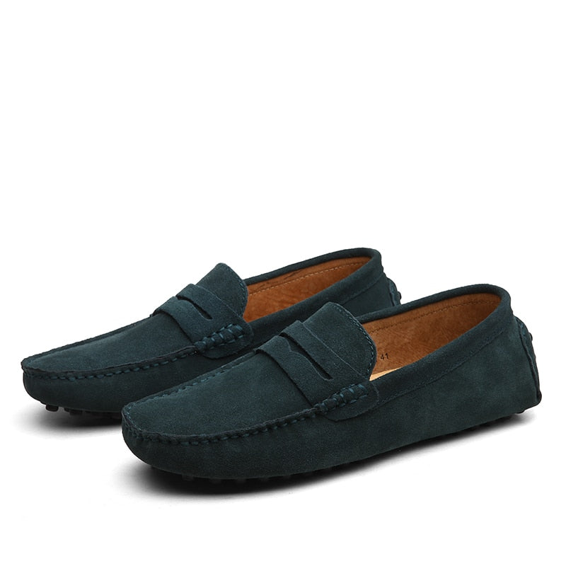 Louis - Mocassins suède italiens Homme