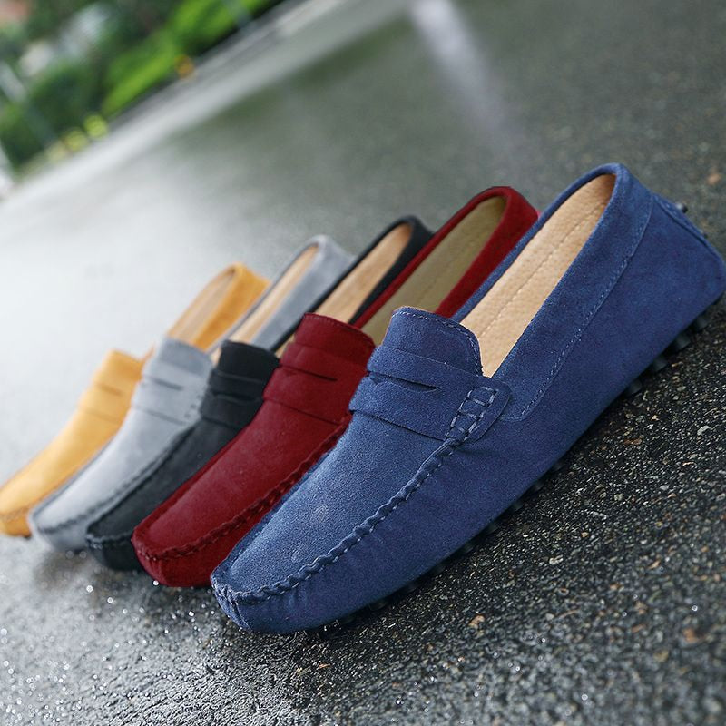 Louis - Mocassins suède italiens Homme