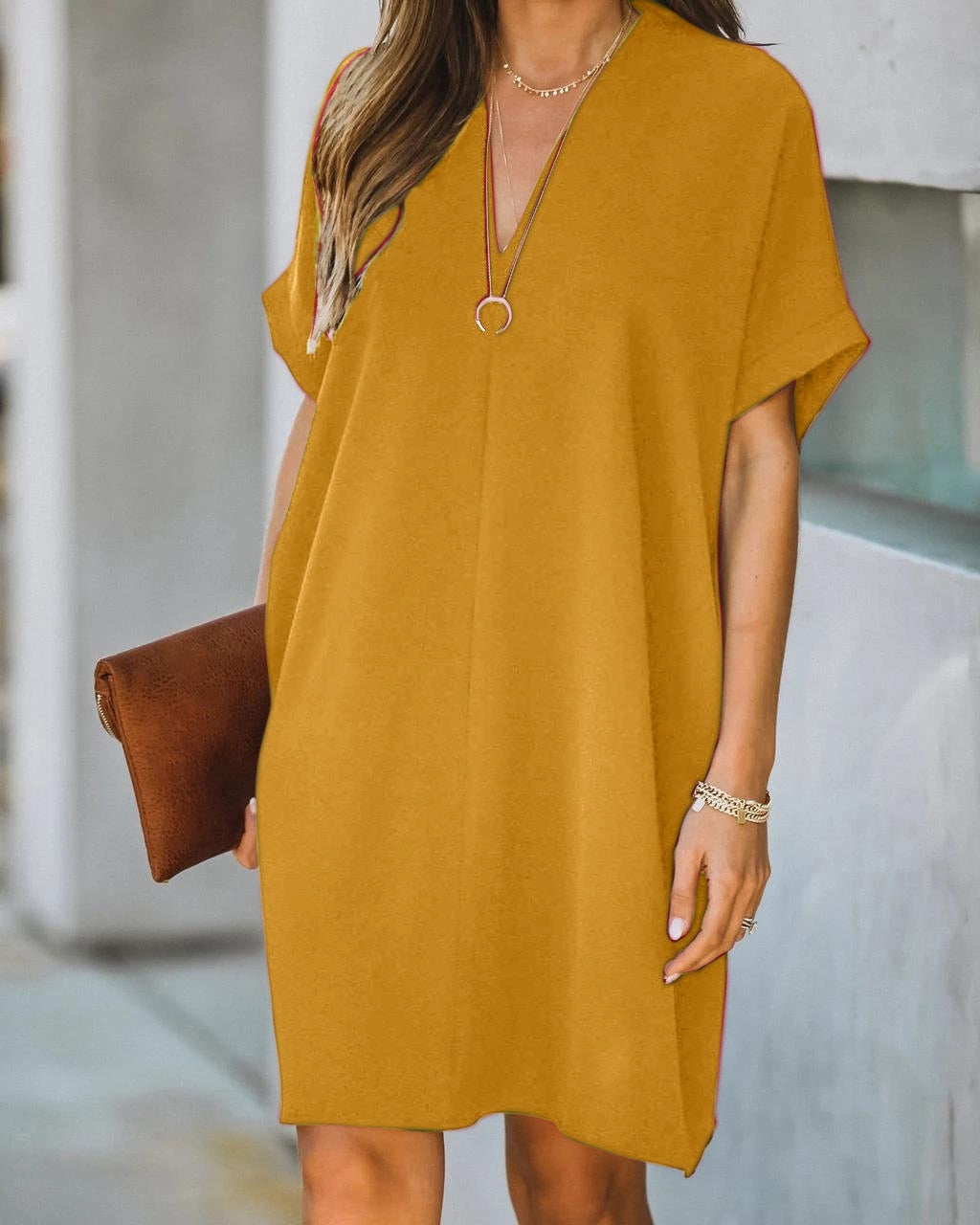 Nathalie - Robe Col V