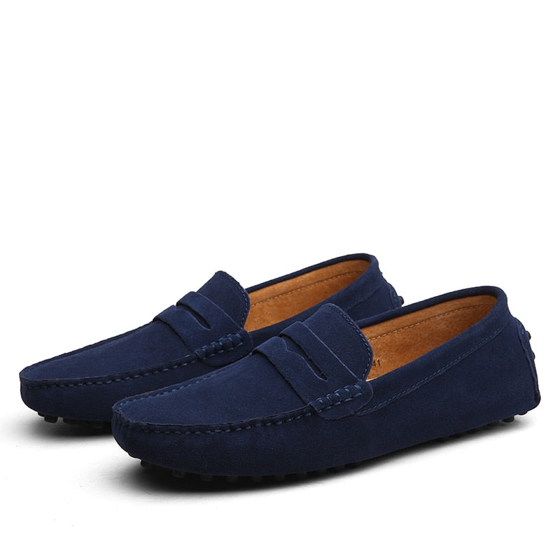 Louis - Mocassins suède italiens Homme
