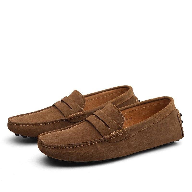 Louis - Mocassins suède italiens Homme